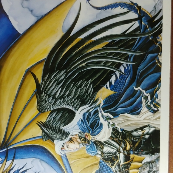 Nene Thomas Sapphire - Mini Print 5" x 7" - New - Out of Print - Framed - Picture 4 of 4